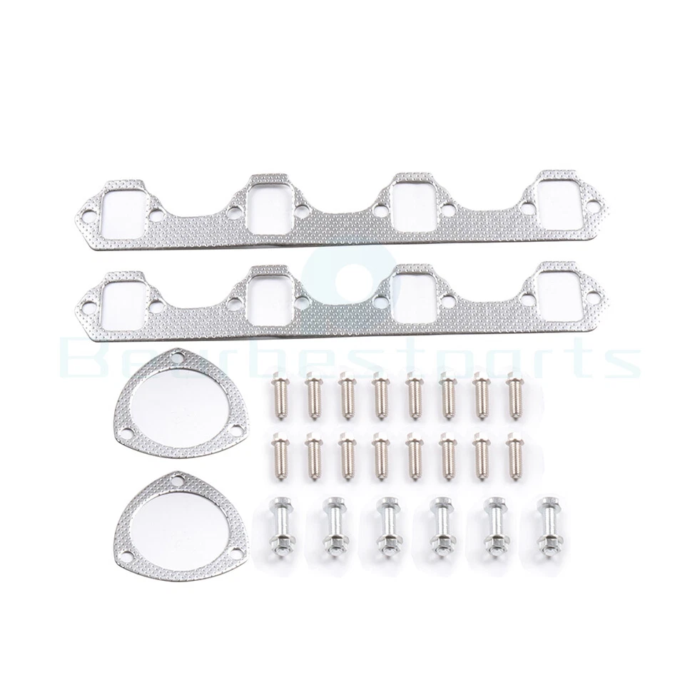 FOR Ford Sb 289 302 351 Windsor Mustang 64-70 Long Tube Stainless Exhaust Header Foto 2 de 4