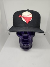 Quad City River Bandits Hat Vintage New Era Snapback MiLB Authentic 90's
