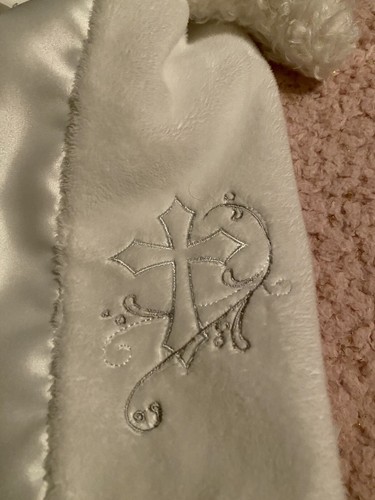 Aurora Baby Lovey Lamb Jesus Loves Me Security Blanket Soft Cuddle Hug - Picture 6 of 11