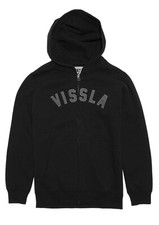 VISSLA Boy's Zip Up Hoodie PALISADES - BLK - XL - NWT