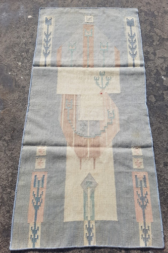 Vintage Traditional Handmade Beautiful Turkish Kilim Floor Rug Carpet 174x82 cm