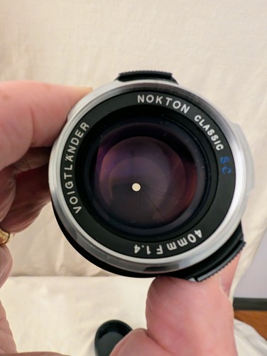 Voightlander 40mm Nokton F1.4 Classic SC (single Coat) Version- Mint! - Picture 2 of 15