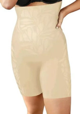 Maidenform Women's Flexees Ultra Firm High Waist Brief Size 3XL Beige Sculpts