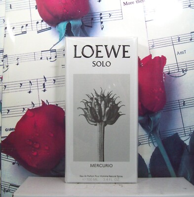 Loewe Solo Mercurio Pour Homme 3.4 FL. OZ. EDP Spray for sale