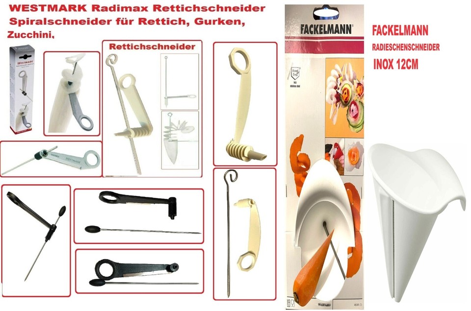 Rettichschneider RADISCHNEIDER RETTICHSCHNEIDER SPIRALSCHNEIDER 12cm