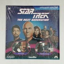 STAR TREK The Next Generation Episodes 59  60 LASERDISC Patrick Stewart