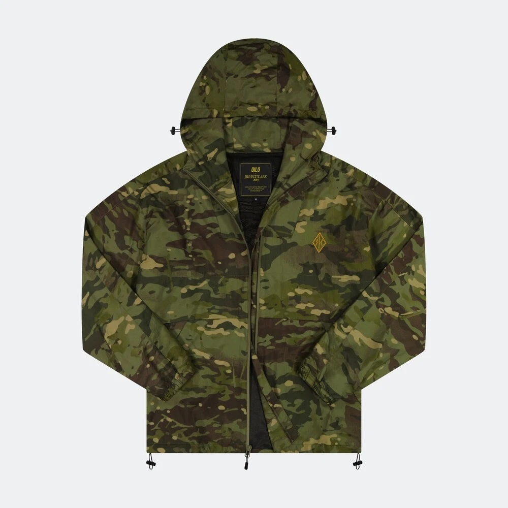 QILO x IRREGULARS Retro Windbreaker in Multicam Tropic Mcb Camo