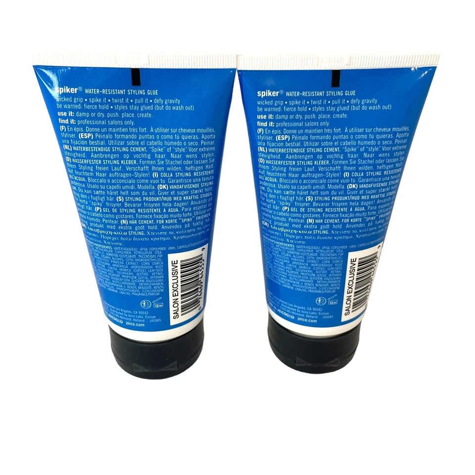 Lote de 2 pegatinas de peinado resistentes al agua Joico Ice Spiker 5,1 oz descontinuadas Foto 2 de 2