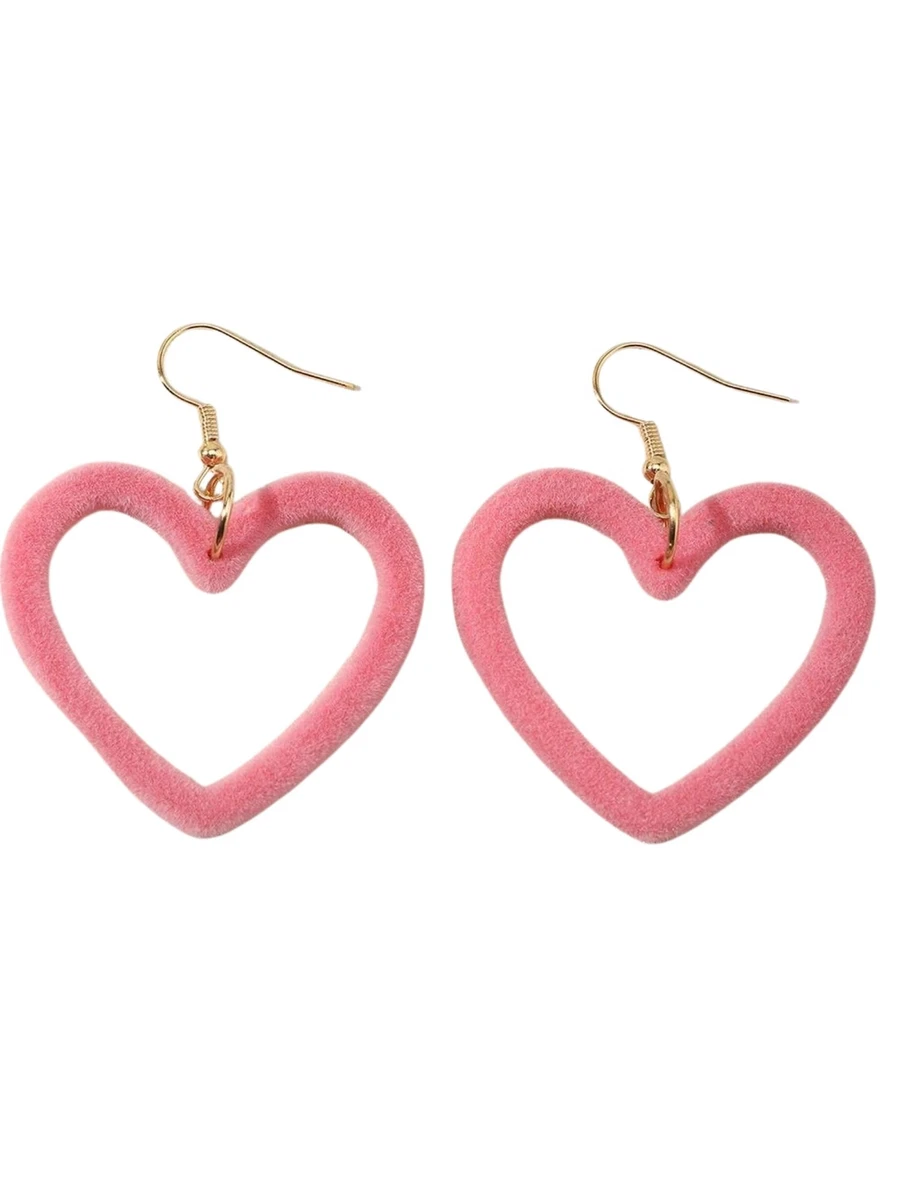 Jennifer Check Pink Heart Earrings Jennifer's Body Movie Costume Statement  Love | eBay