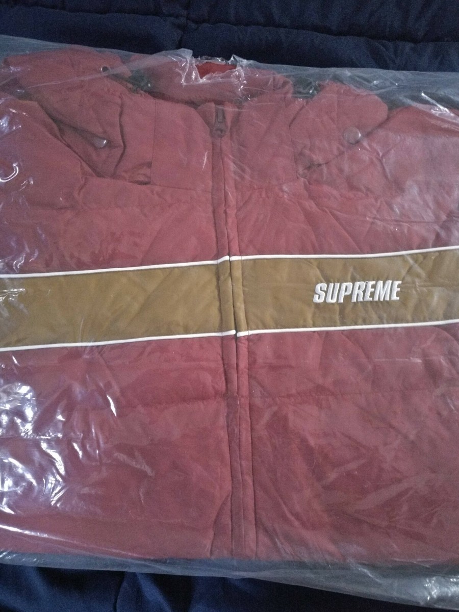 ジャケット・アウター Supreme Stripe Panel Down Jacket Supreme Stripe Panel Down Jacket (FW18) - $258