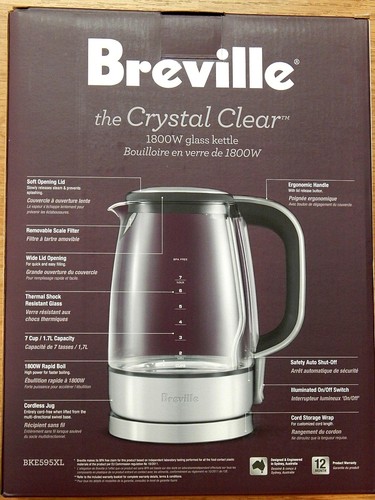 BREVILLE BKE595XL THE CRYSTAL CLEAR 