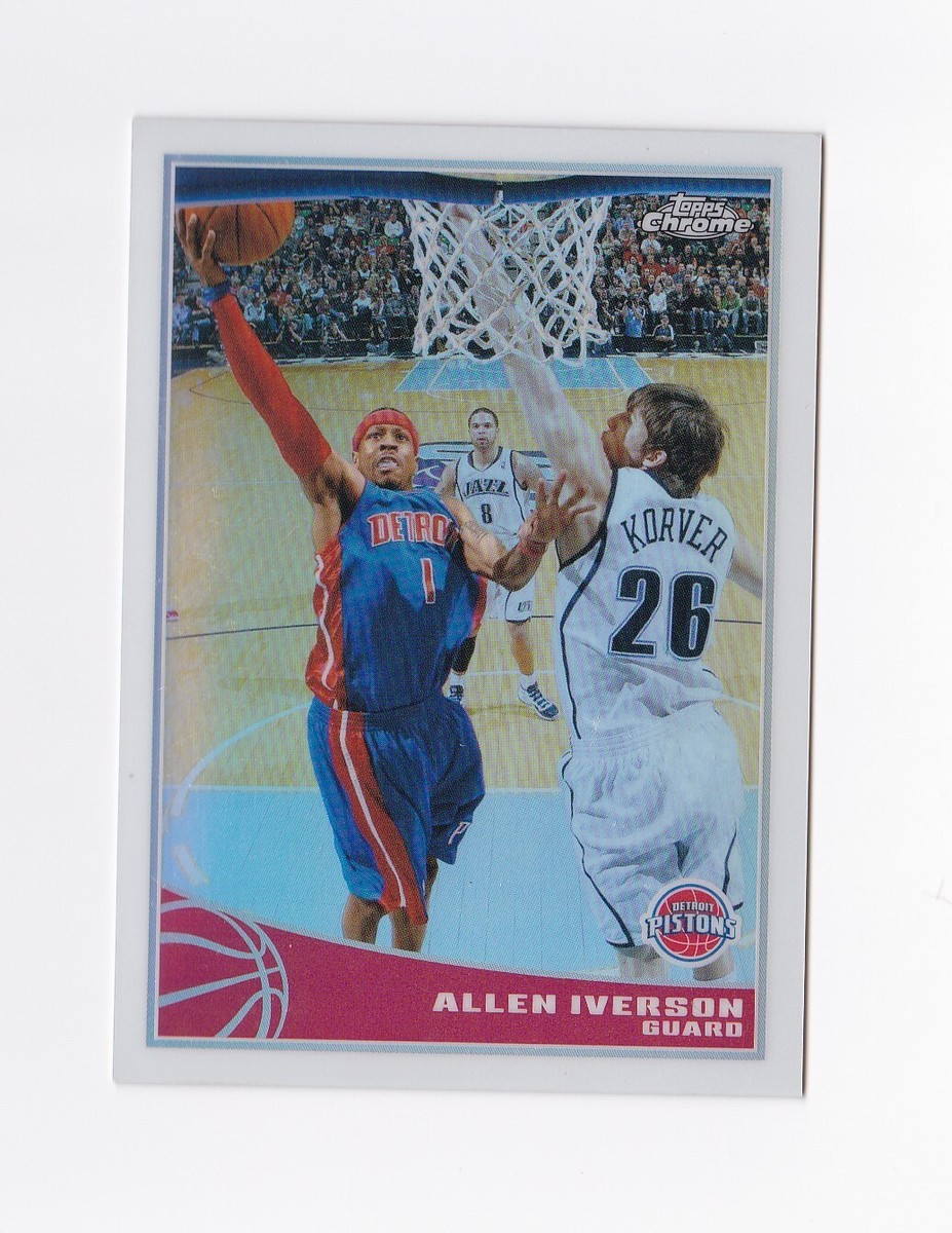 2009-10 Topps Chrome Refractors #28 Allen Iverson /500 76ers | eBay