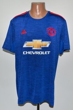 MANCHESTER UNITED 2016/2017 AWAY FOOTBALL SHIRT ADIDAS SIZE XL ADULT