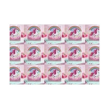 Whimsical Unicorn Gift Wrap Paper, Kids Birthday, Holiday Presents, Party Decor,