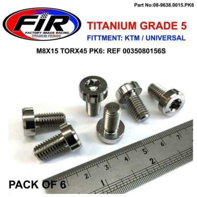 FIR Titanium Upper Engine Mount Kit KTM SX125 SX150 SX250