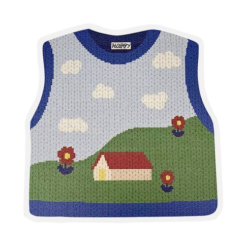 Cute Sweater Print Pad Decorative And Beautiful And Interesting - Imagen 3 de 21