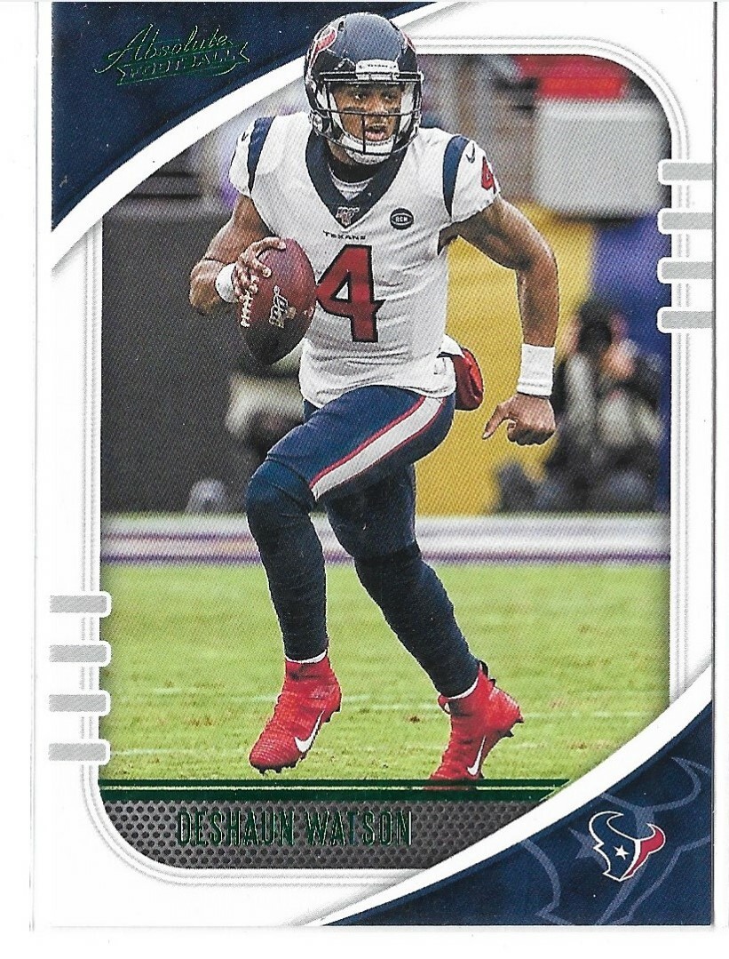 2020 Panini Absolute Green Foil #77 Deshaun Watson Houston Texans