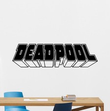 Deadpool Wall Decal Superheroes Logo Vinyl Sticker Print Poster Mural Art 247hor