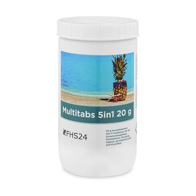  15,90/kg MultiTabs 20g 1kg 5in1 Pool Multitabs Poolpflege