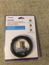 Targus ASP96RGL DEFCON Ultimate Universal Computer Resettable Combo Cable Lock