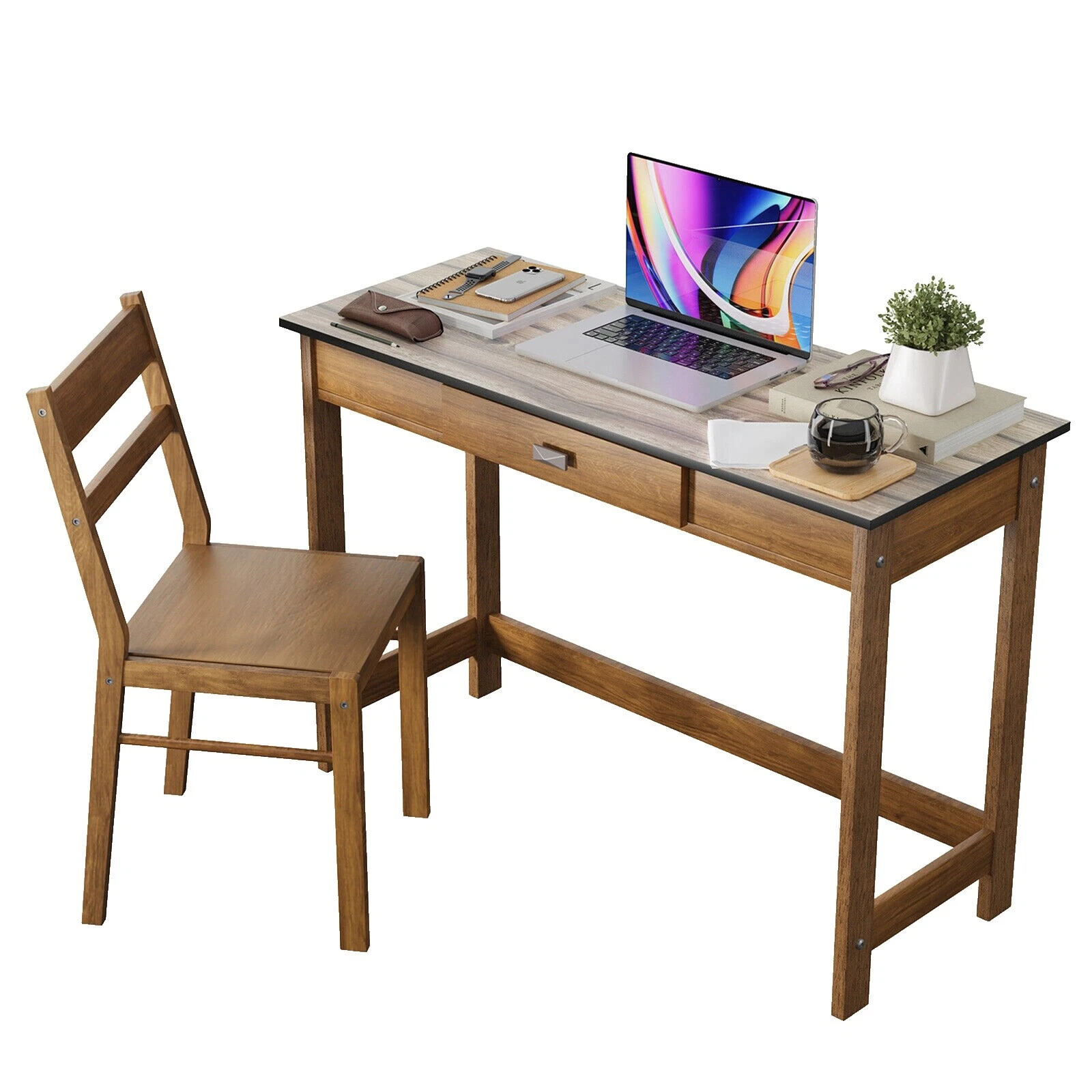 Walnut Play Table & Chair Sets for Kids & Teens