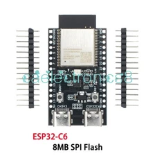 ESP32-C6 WiFi Bluetooth Development Board ESP32 Module Dual TYPE-C