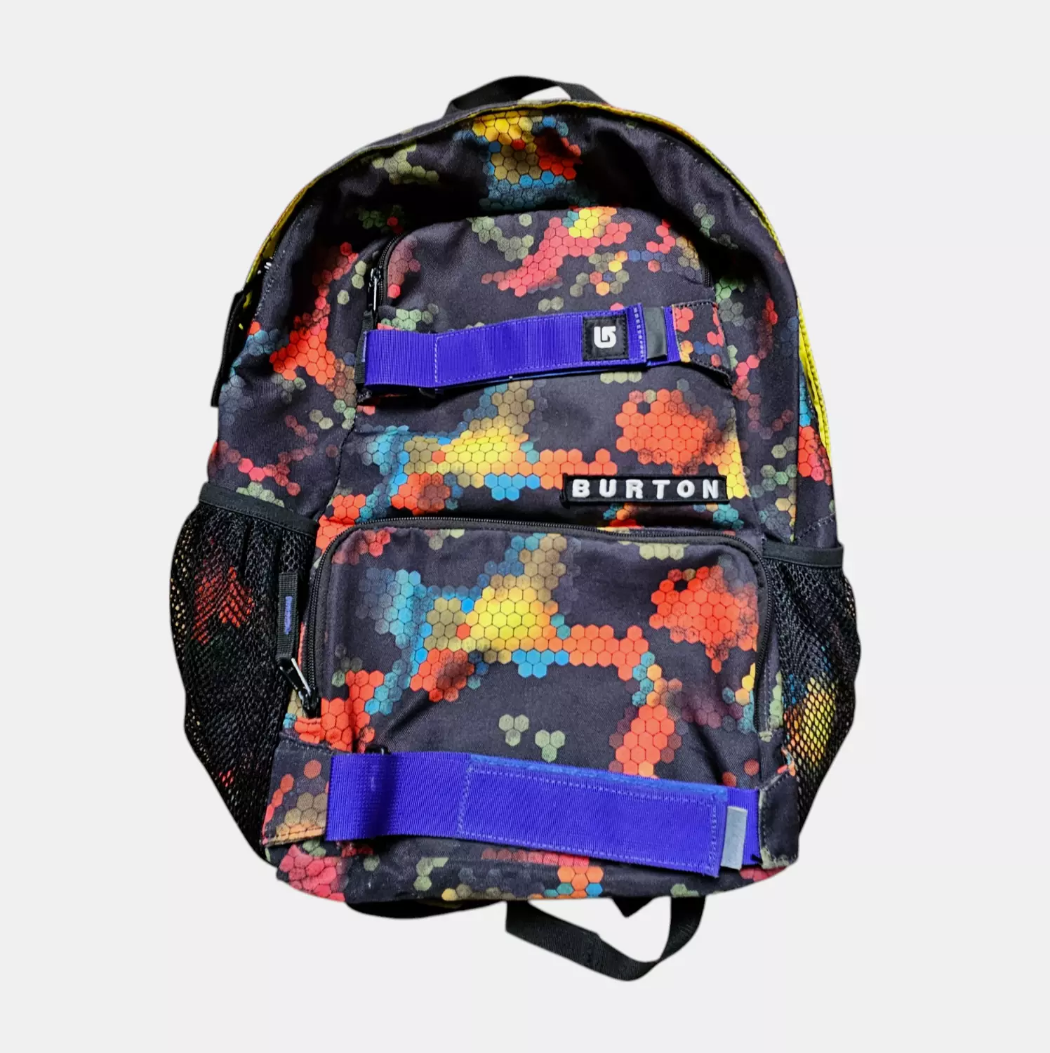 burton treble yell digi floral skate day hiker 20l lined pockets 