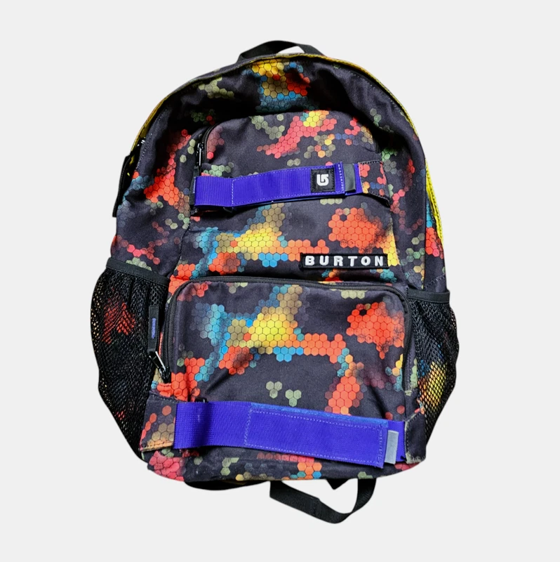 burton treble yell digi floral skate day hiker 20l lined pockets 