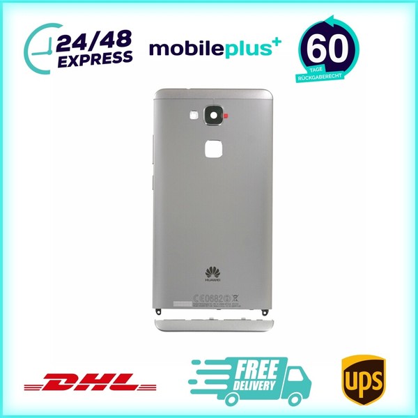 FüR Huawei Mate 7 Akkudeckel Backcover Schwarz Kameraglas RüCkseite-image