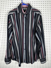 Johnston Murphy striped button down shirt size XL