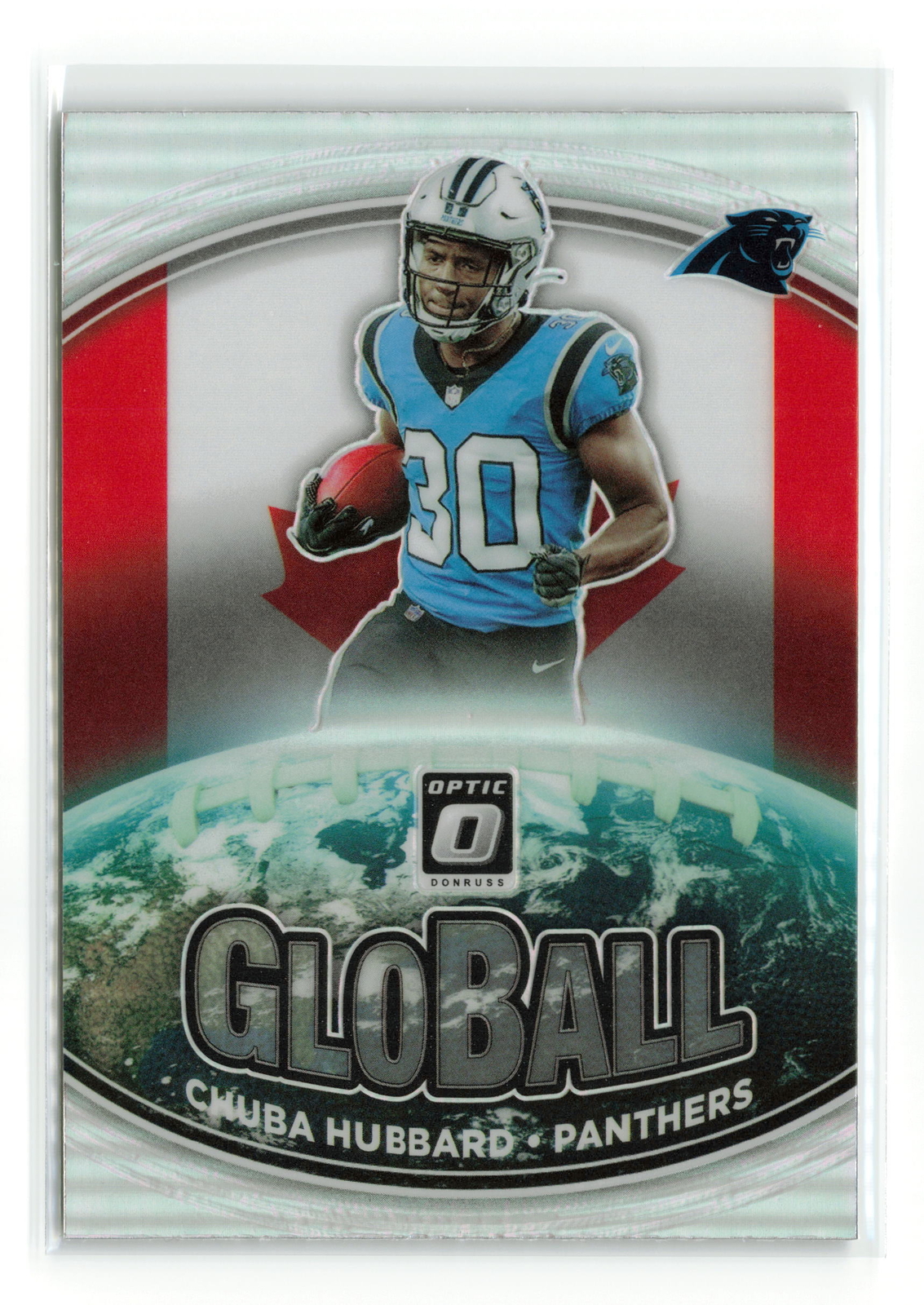 Chuba Hubbard Panini Donruss Optic Globall #GB14 Base