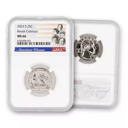2023 S Bessie Coleman Quarter - San Francisco - NGC 66