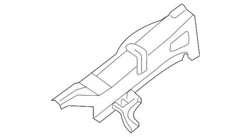 Refuerzo de guardafango para Hyundai (N/P 64543-G2000)