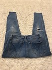 Vigoss Thompson Women's Size 26 Blue Skinny Tomboy Distressed  Stretch Jeans — photo 3