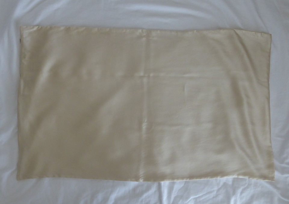 One ZIMA SILK pillowcase, 100 Mulberry silk, KING, Champagne, China