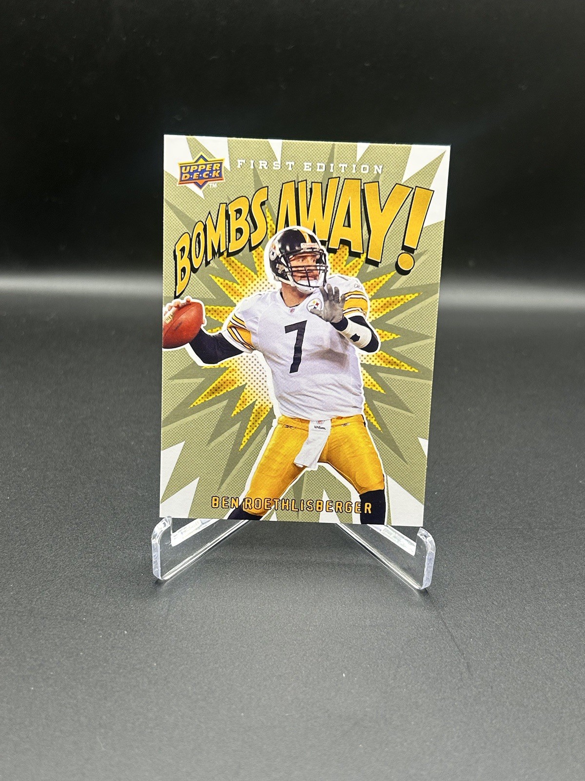 2009 Upper Deck First Edition Bombs Away Ben Roethlisberger #BA-5