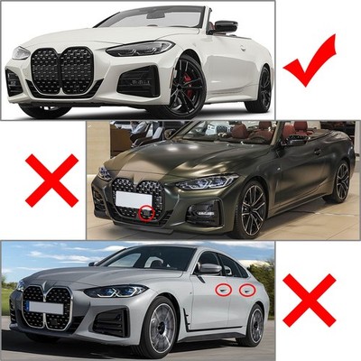 Front Bumper Center Kidney Grille Grill For BMW 4 Series G22 G23 2