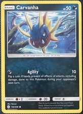 Carvanha 132/236 Sm-Cosmic Eclipse Regular - Pokémon Card