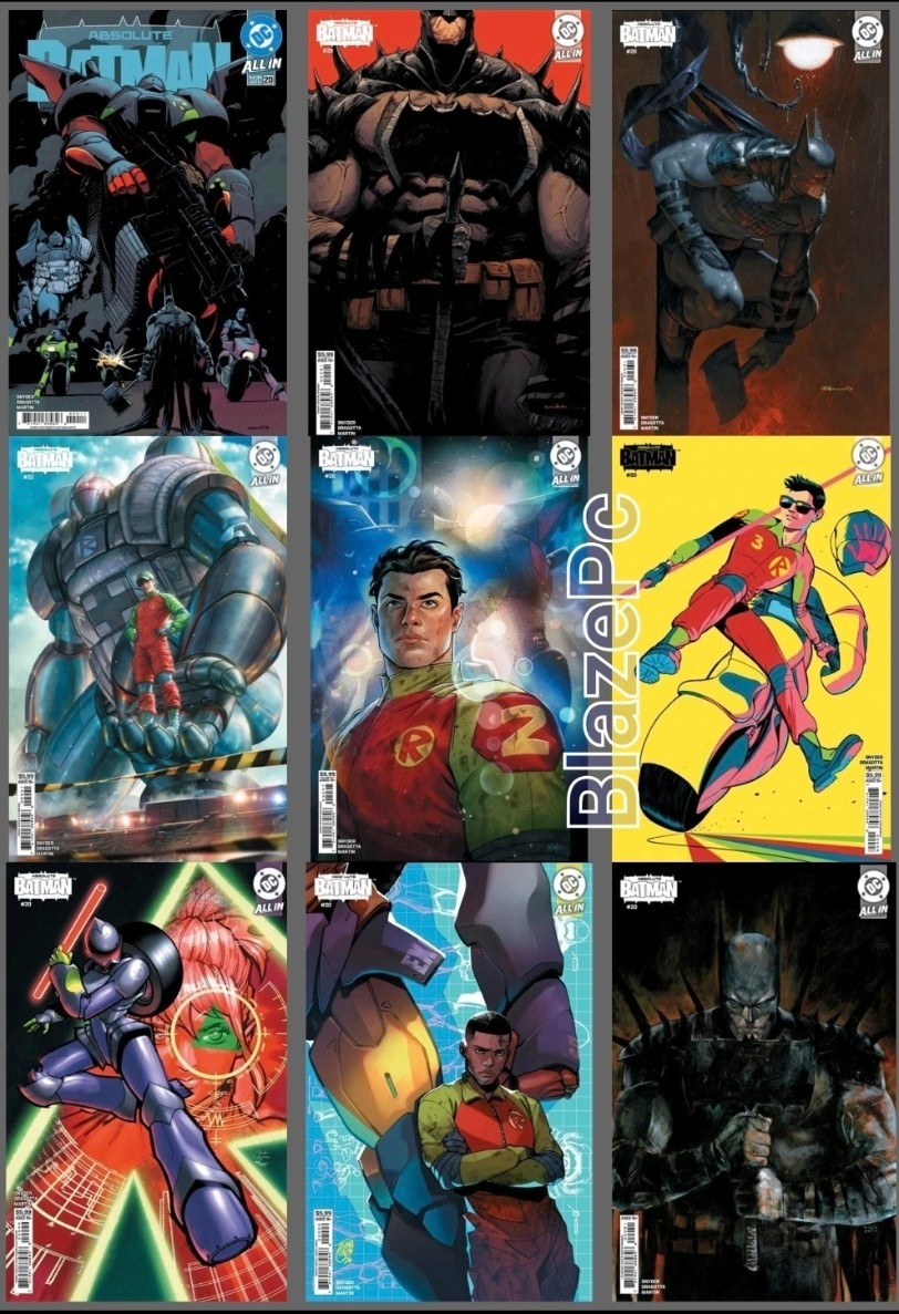 Absolute Batman #20 Cover A B C D F G H I Variant Set 1:25 Options Presale 5/13