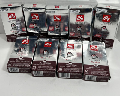 9x Illy Intenso Espresso Compatible Capsules Single Serve Coffee Capsules & Pods