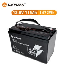 LiFePO4 12.8V 115Ah Rechargeable Lithium Battery Built-in BMS for Ride-US