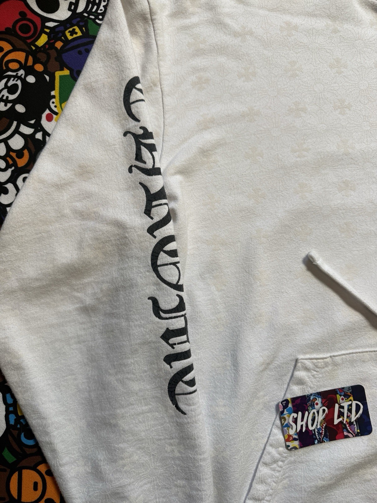 Chrome Hearts White Monogram Pullover Hoodie - image 4