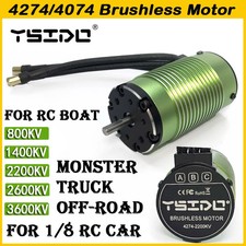 YSIDO 4274 Brushless Motor 800KV 1400KV 2200KV 3600KV for RC ARRMA Traxxas EDF