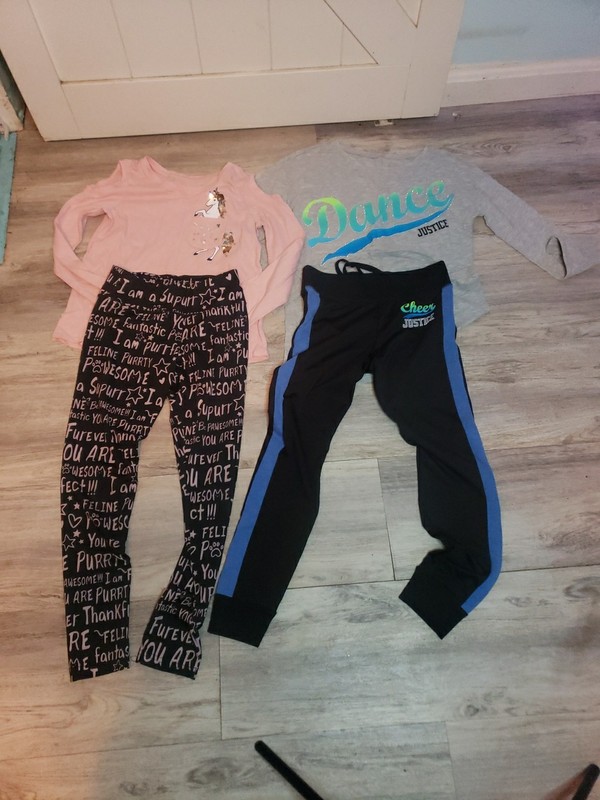 Justice CHEER Size 12 Two Outfits Size 12