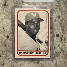 1981 TCMA Wausau Timbers #18 HAROLD REYNOLDS Rookie Minor League ESPN Analyst