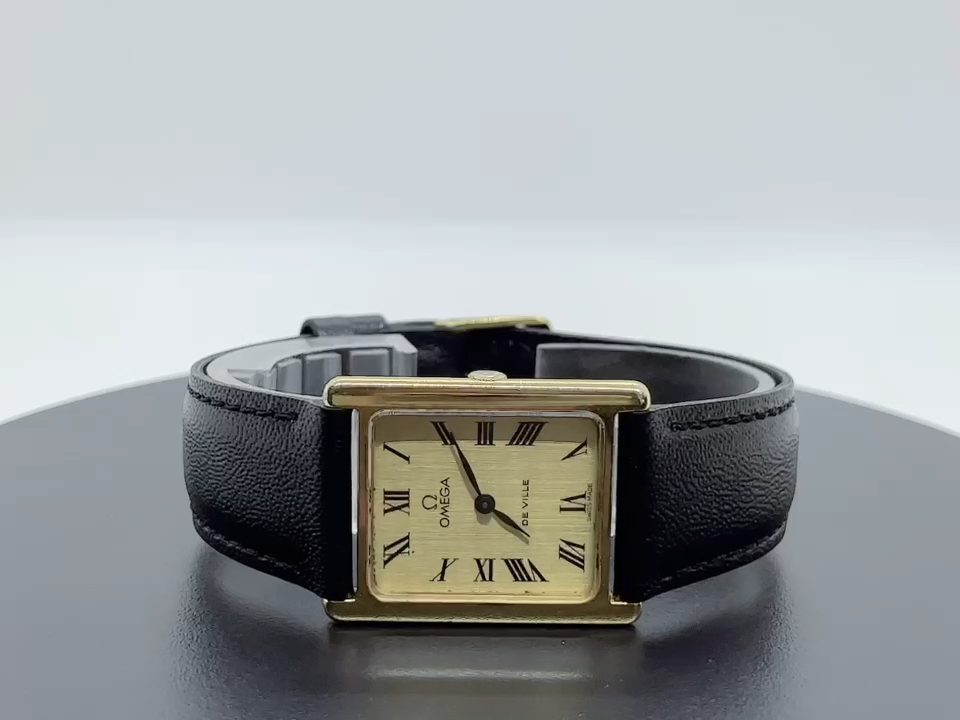 OMEGA De Ville デ・ヴィル タンクCal.625 稼働品 N MINT] Omega De Ville Cal.625 Roman Tank 24mm Men's Hand Winding