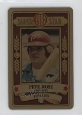 1982 Perma-Graphics/Topps Credit Cards Gold Pete Rose #150-SS8209