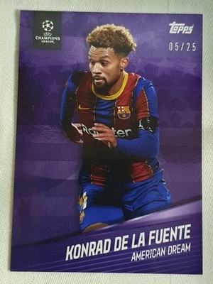 2021 Topps Giovanni Reyna American Dream Konrad de la Fuente Rookie Card RC /25