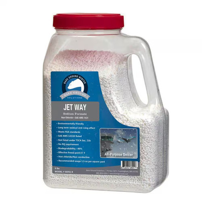 Winter Ice Melt 9 Lb. Non Salt Outdoor Deicer Granular Sodium Formate Shaker Jug