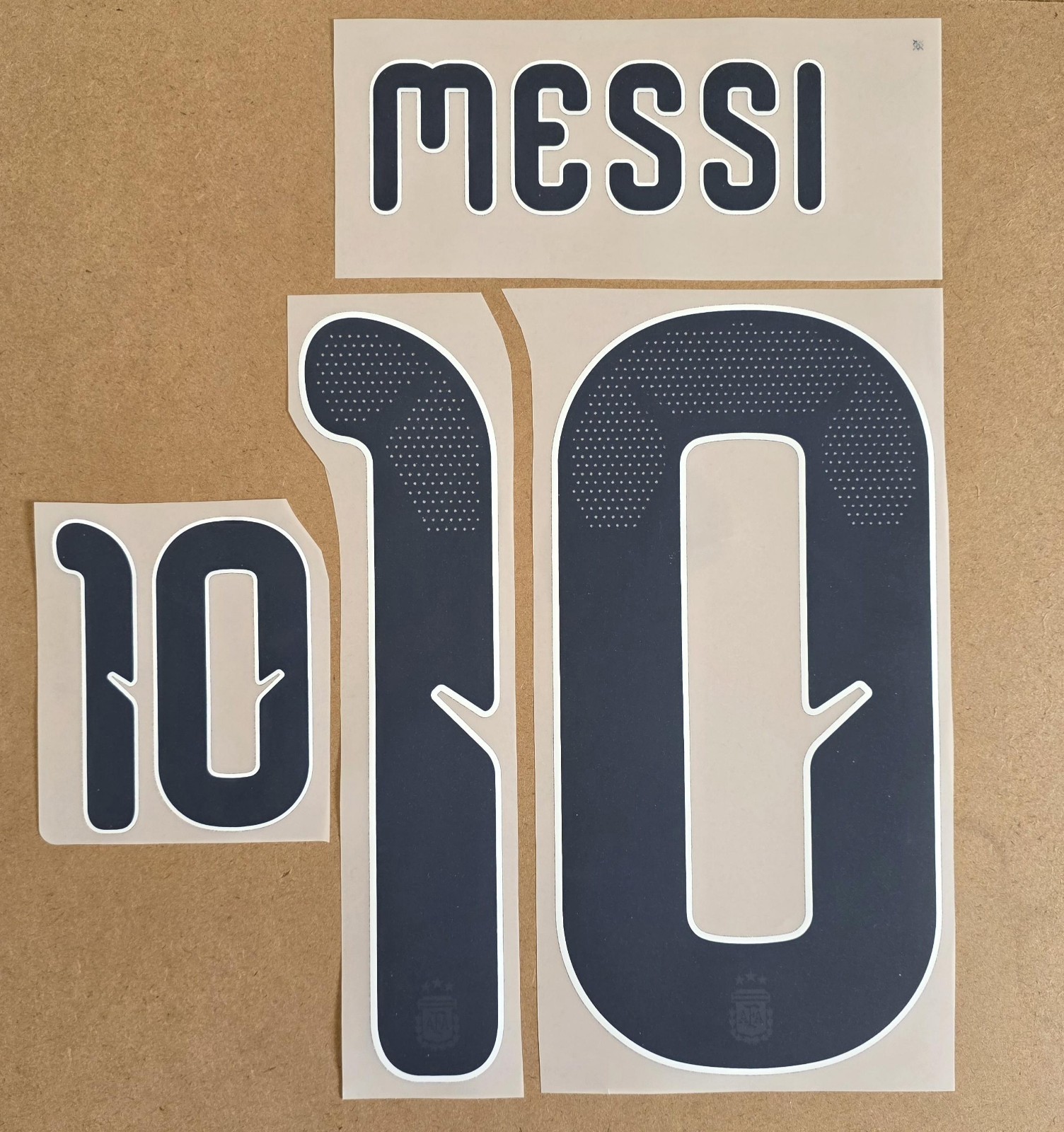 Messi #10 Argentina 2026 World Cup Nameset Heat Transfer Name Number Jersey